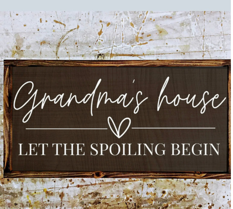 Grandma Quote Wood Sign