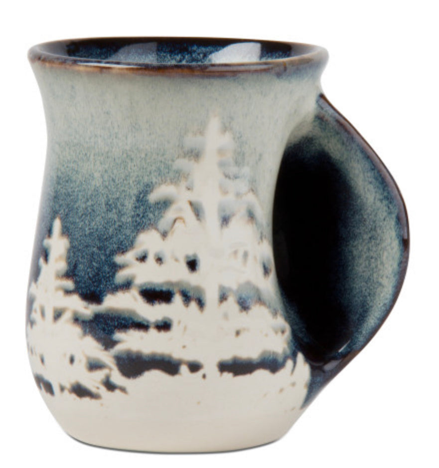 Forest Midnight Blue Handwarmer Mug