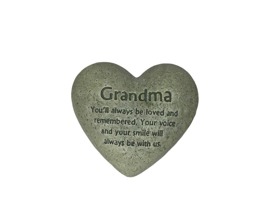 Grandma Cement Heart