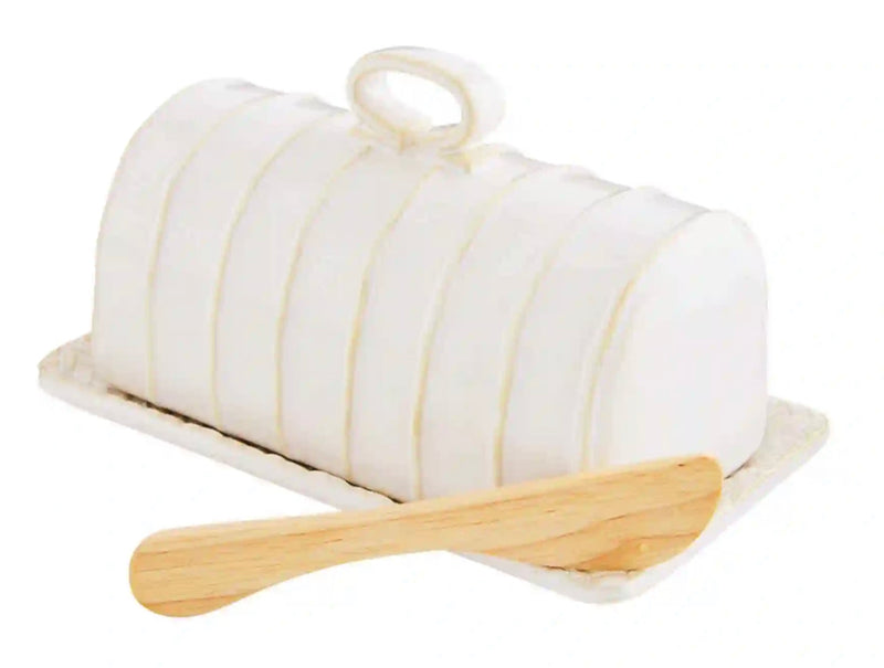 Stoneware Butter Dish