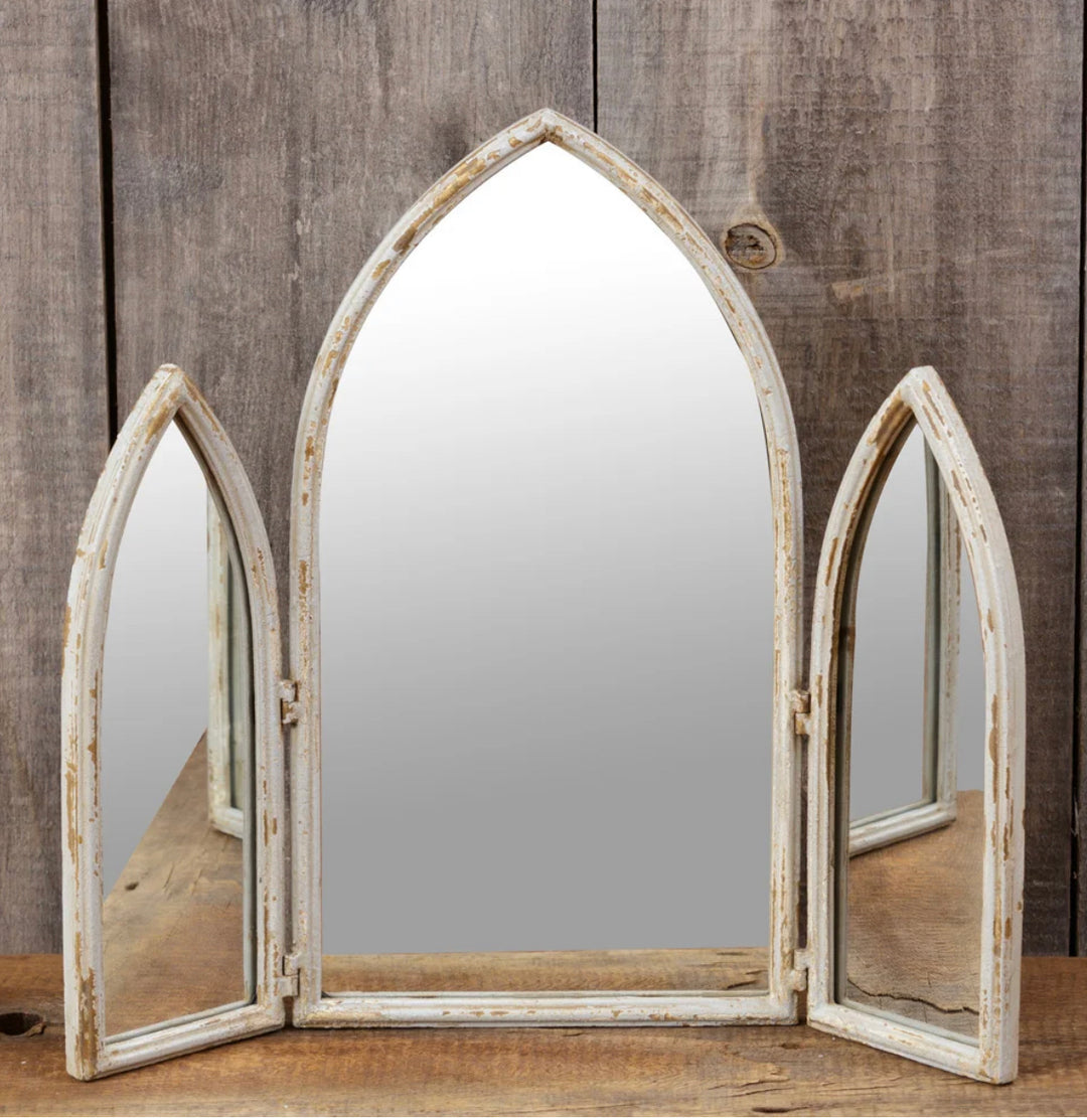 Cathedral Tri Fold Mirror