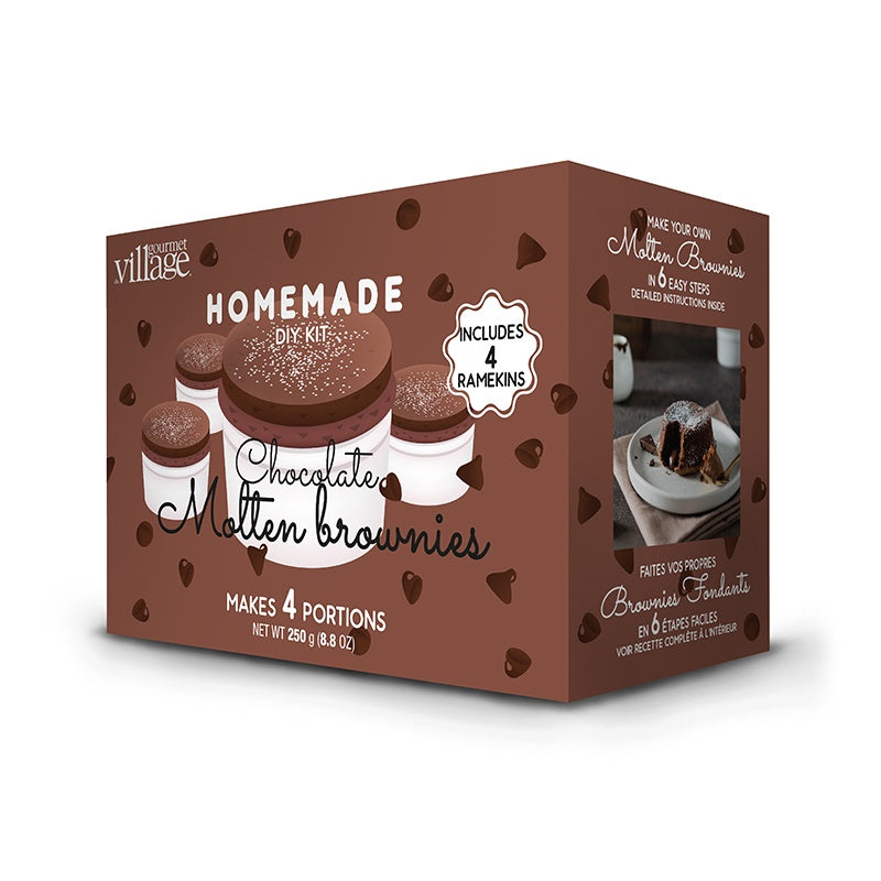 Chocolate Molten Brownie Kit