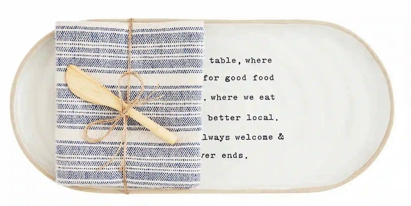 Stoneware Hostess Set
