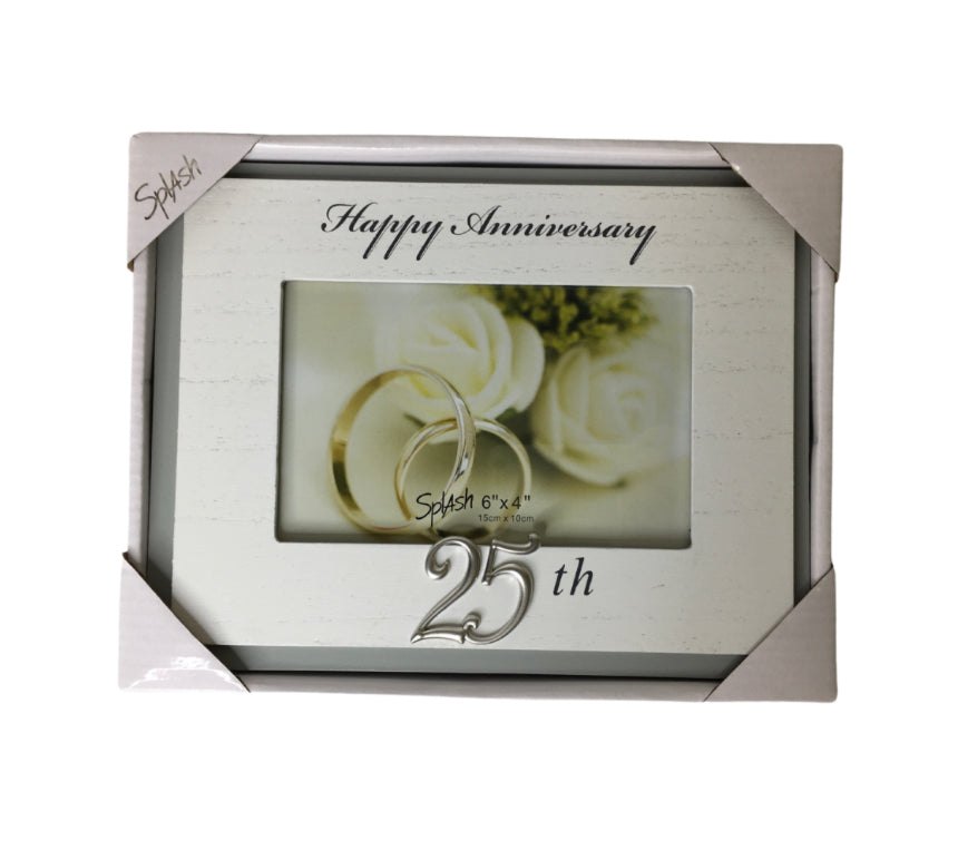 6x4” 25th Anniversary Frame