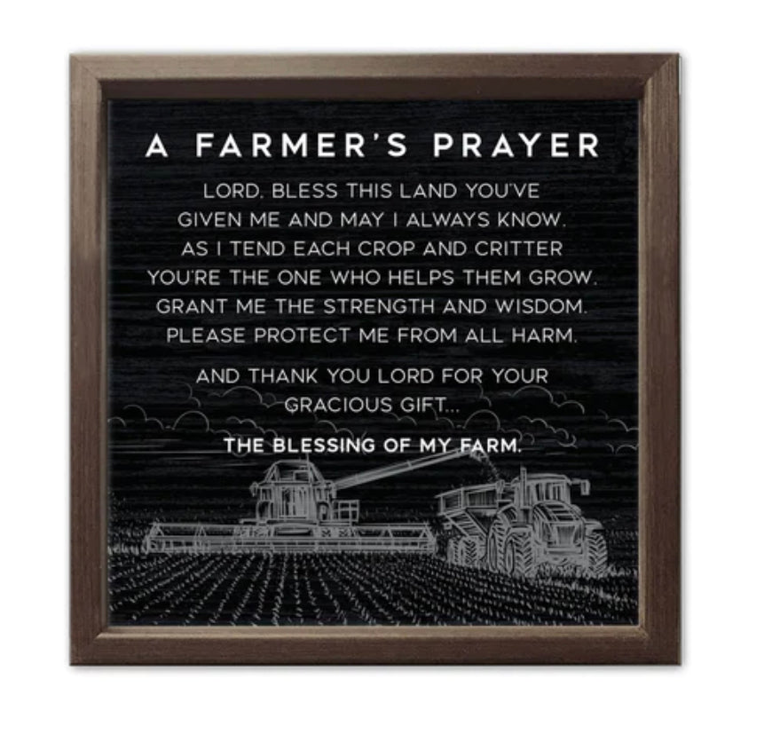 14x14” Farmers Prayer