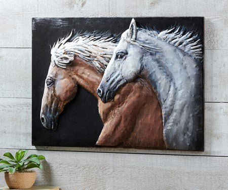 Horse 3D Metal 29.5X20in