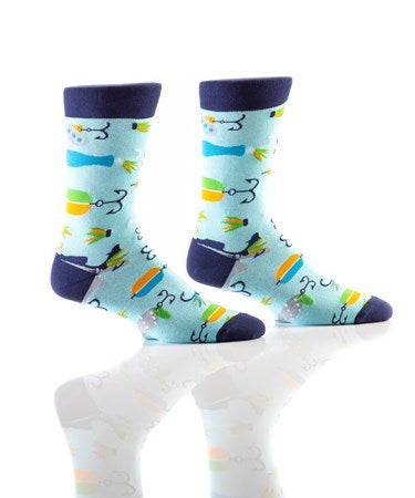 Fishing Lures Mens Socks